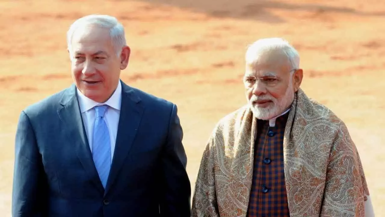 Modi on 2-day visit to Israel from Feb 25 Modi on 2-day visit to Israel from Feb 25