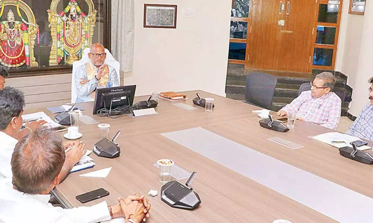 TTD Addl EO reviews arrangements for Srivari annual Teppotsavams TTD Addl EO reviews arrangements for Srivari annual Teppotsavams