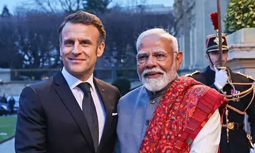 Modi-Macron meet in Mumbai today