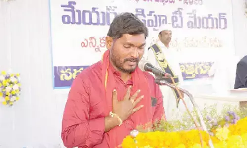 Kothagudem Municipal Corporation: CPI’s Ganesh elected Mayor Kothagudem Municipal Corporation: CPI’s Ganesh elected Mayor