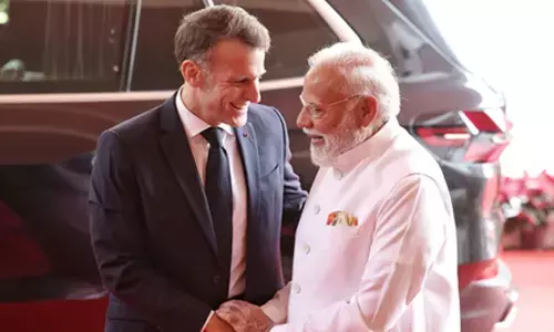 PM Modi, French President Macron begin talks in Mumbai