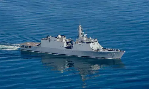 International Fleet Review begins at Visakhapatnam Coast