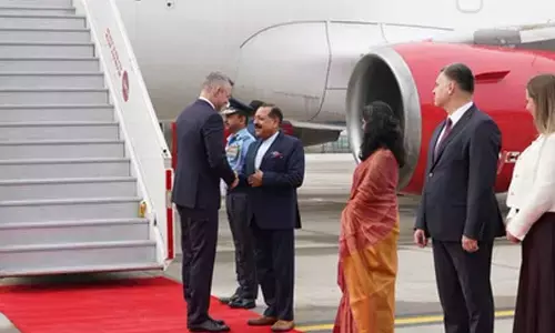 Slovakia Prez Peter Pellegrini lands in Delhi to attend AI Impact Summit