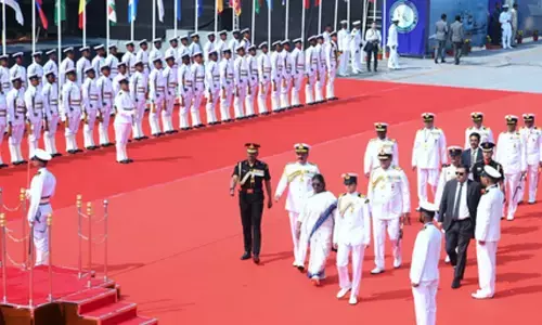 Navy vigilant in safeguarding India’s interests: President Murmu Navy vigilant in safeguarding India’s interests: President Murmu