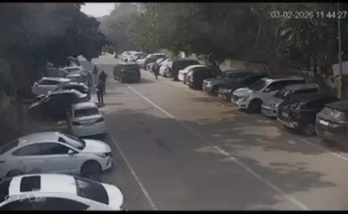 Teen Driving Recklessly in India Caught on Scorpio Accident CCTV Footage, 23-Year-Old Killed