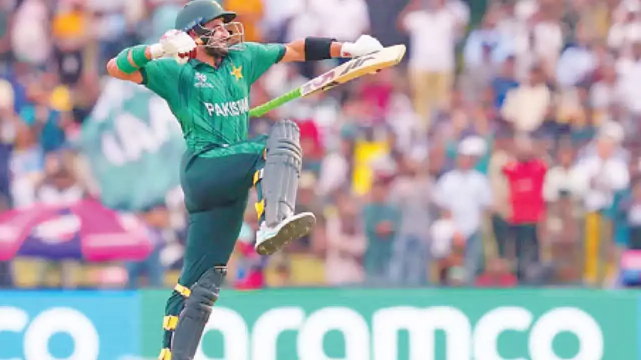 Sahibzada ton, bowlers lift Pak into Super Eights