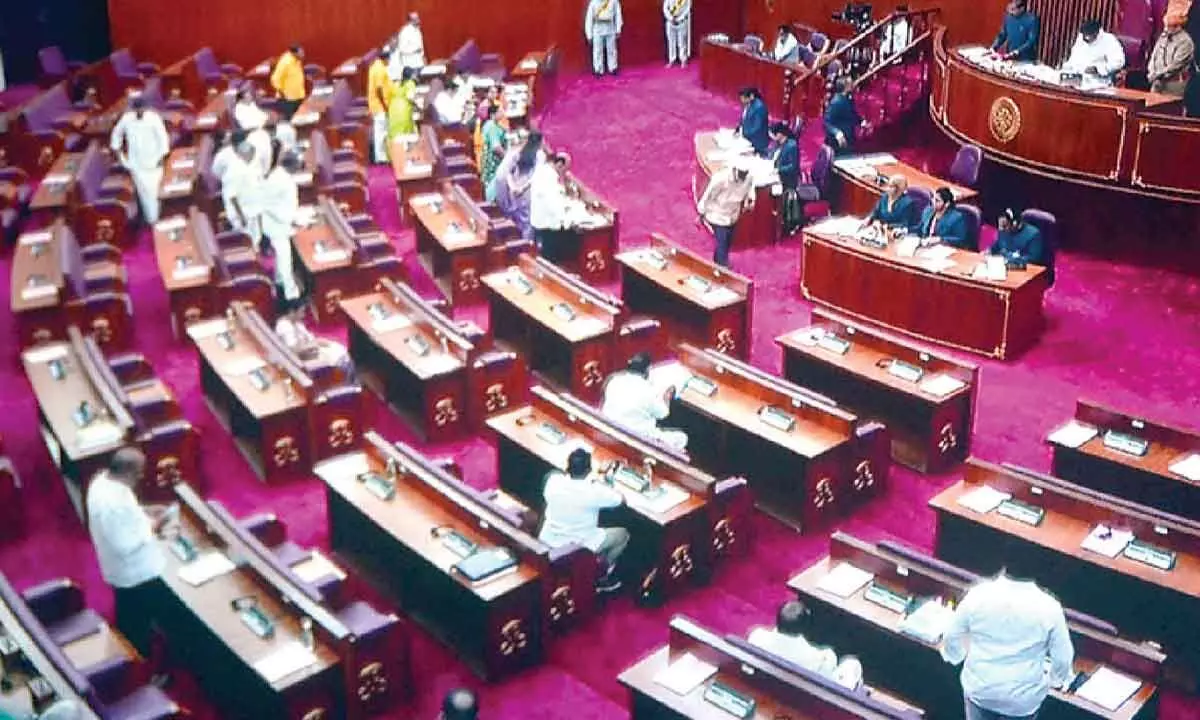 Uproar over TTD ghee issue stalls Council for 2nd day Uproar over TTD ghee issue stalls Council for 2nd day