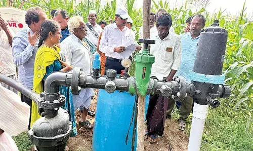Micro irrigation offers multiple benefits: Collector Micro irrigation offers multiple benefits: Collector