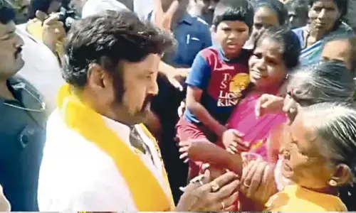 Nandamuri Balakrishna Visits Hindupuram, lays stone for development works Nandamuri Balakrishna Visits Hindupuram, lays stone for development works