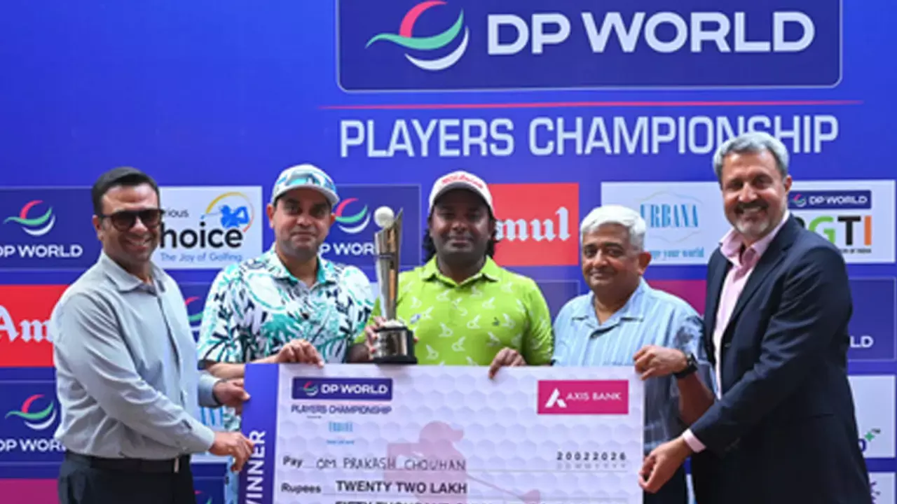 Players Cship: Om Prakash Chouhan outclasses rivals with late flourish