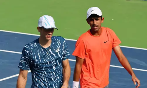 ATP Delhi Open: Sakamoto, Crawford in semis; top seeds Banthia/ Donski reach last four ATP Delhi Open: Sakamoto, Crawford in semis; top seeds Banthia/ Donski reach last four