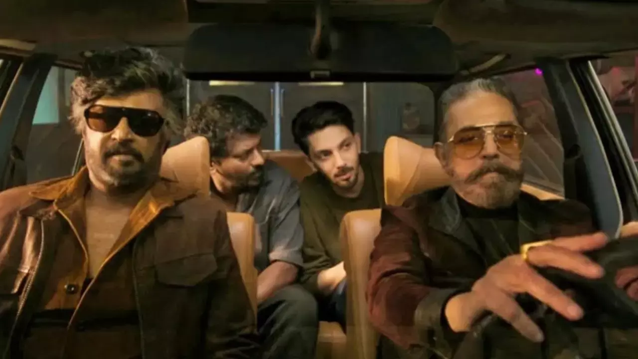 Rajinikanth–Kamal Haasan reunion: Stylish glimpse creates massive buzz Rajinikanth–Kamal Haasan reunion: Stylish glimpse creates massive buzz