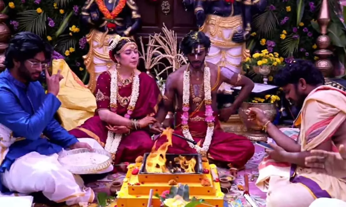 Chittoor man ties knot with American girl Chittoor man ties knot with American girl