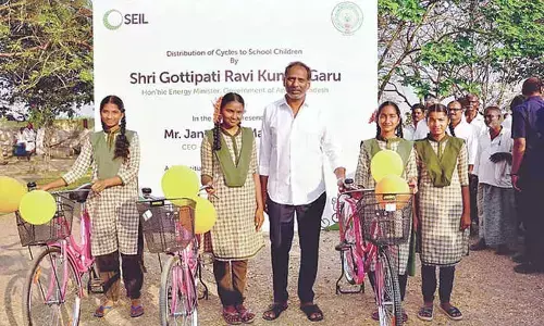 Bicycles distributed