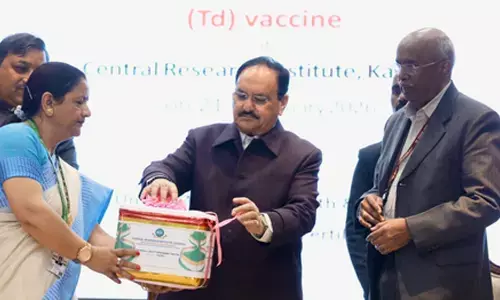 JP Nadda launches indigenously developed tetanus, adult diphtheria vaccine JP Nadda launches indigenously developed tetanus, adult diphtheria vaccine