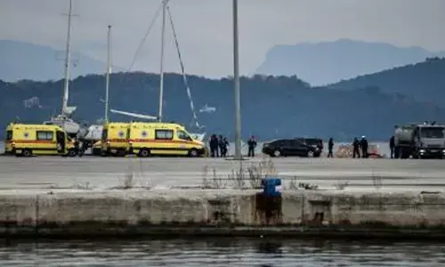 Five dead, 20 missing after migrant boat capsizes south of Greeces Crete island Five dead, 20 missing after migrant boat capsizes south of Greeces Crete island