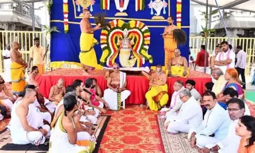 Grand Brahmotsavams Celebrated at Yadagirigutta Temple