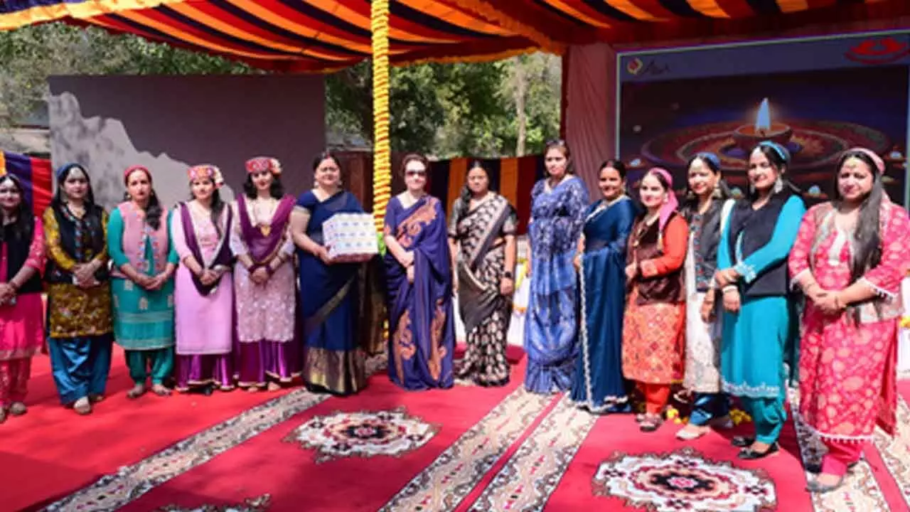 Armys Central Command honours 18 Veer Naris at Dogra Regimental Centre in Ayodhya Armys Central Command honours 18 Veer Naris at Dogra Regimental Centre in Ayodhya