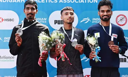 Punjab’s Sahil upsets fancied race walkers to clinch gold in men’s 21km; Haryanas Ravina bags womens title