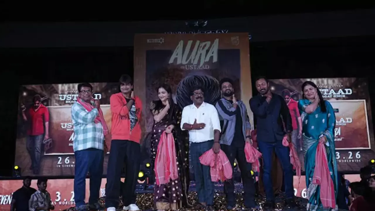 ‘Aura of Ustaad’ song launch turns into a grand celebration of PSPK’s legacy