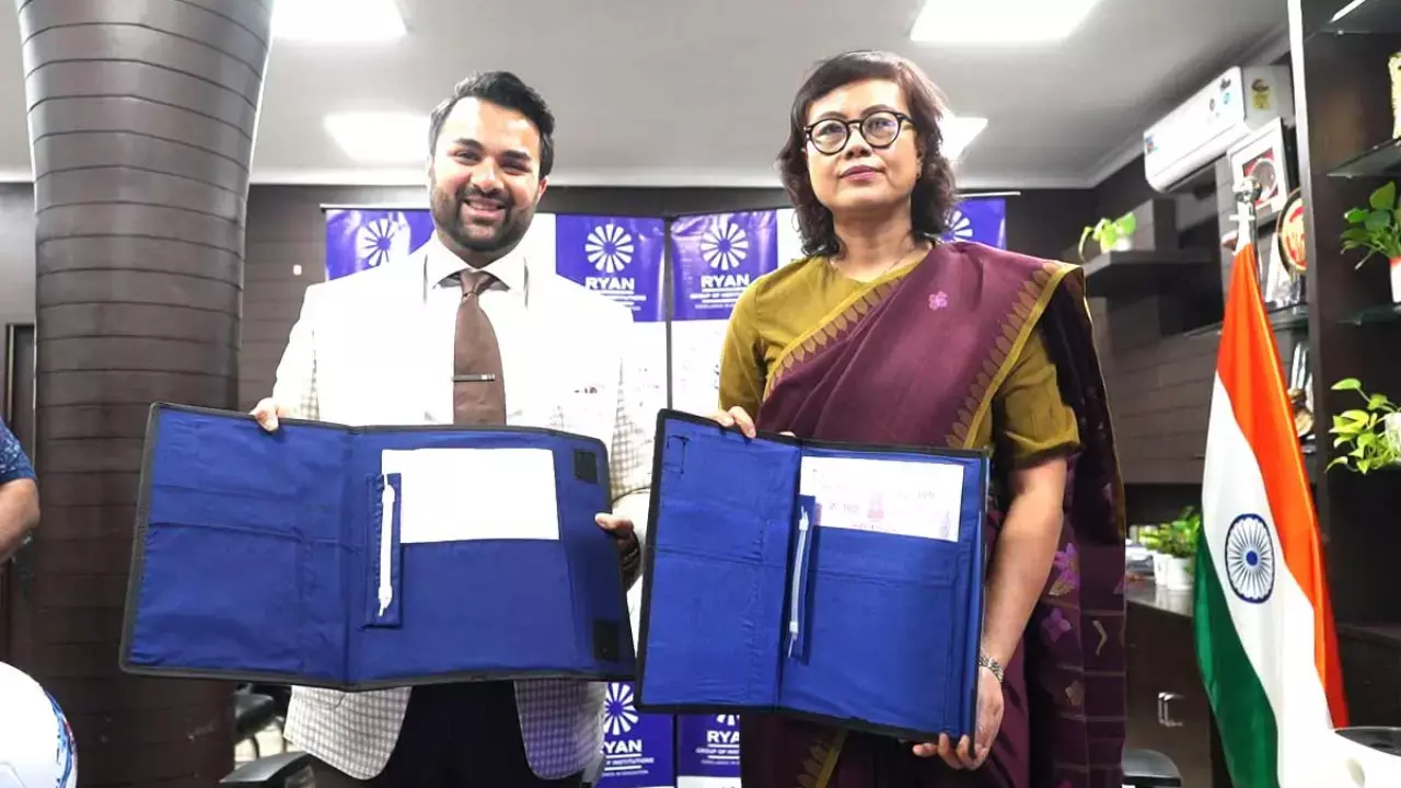 Young footballers at the FIFA Talent Academy in Hyderabad Young footballers at the FIFA Talent Academy in Hyderabad