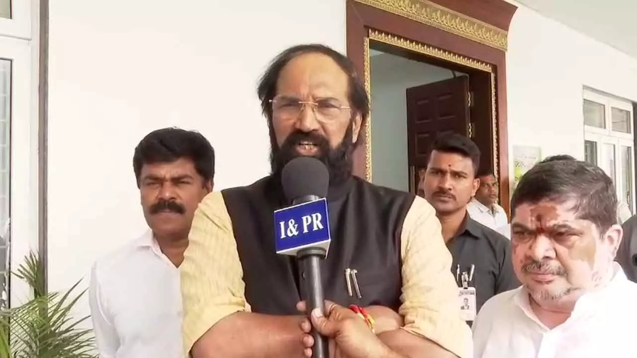 Honble Ministers Sri Uttam kumar Reddy, Honble Minister Sri Ponnam Prabhakar held a review meeting on Gouravelli project at Secretariat on 23-02-2026. Honble Ministers Sri Uttam kumar Reddy, Honble Minister Sri Ponnam Prabhakar held a review meeting on Gouravelli project at Secretariat on 23-02-2026.