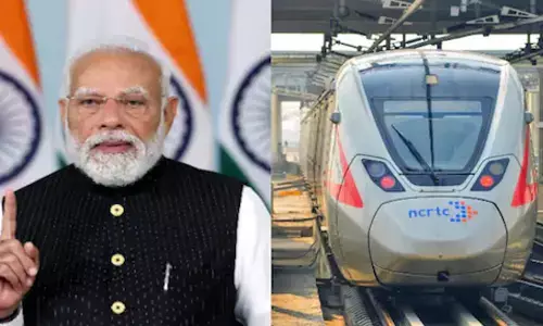 PM flags off Indias fastest Metro in Meerut