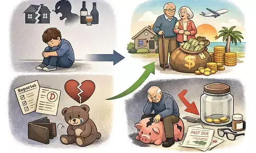 How childhood experience impacts retirement wealth