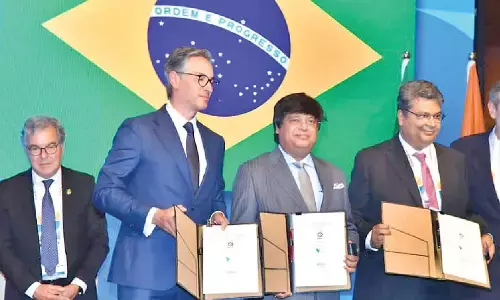 APSEZ, NMDC and Vale sign MoU for iron ore blending facility