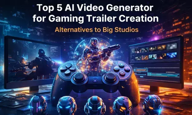 Top 5 AI Video Generator for Gaming Trailer Creation Alternatives to Big Studios