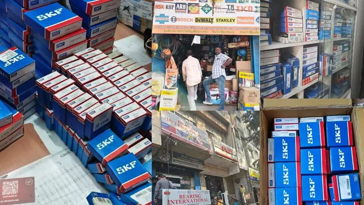 Police seize counterfeit SKF bearings in Secunderabad Police seize counterfeit SKF bearings in Secunderabad