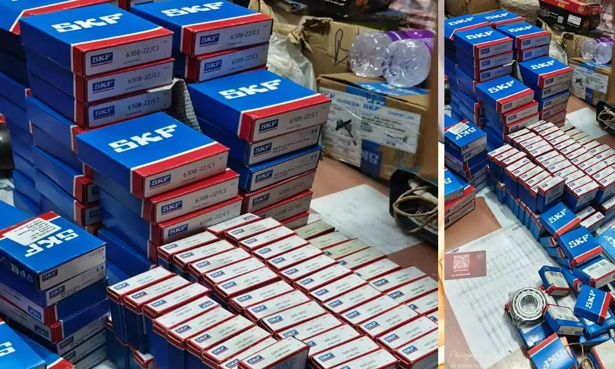 Hyderabad Police Seize Counterfeit SKF Bearings in Secunderabad Hyderabad Police Seize Counterfeit SKF Bearings in Secunderabad