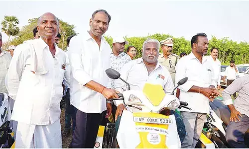 Tri-scooters distributedTri-scooters distributed