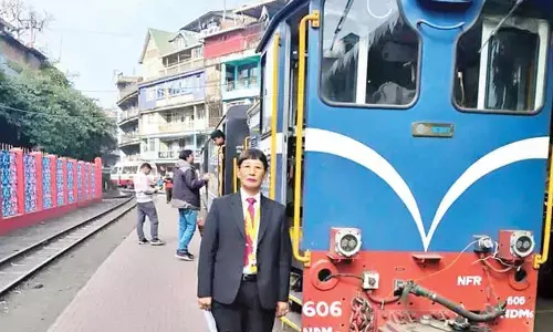 Sarita Yolma makes history on Indias oldest toy train