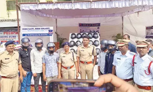 Life-Saving ‘Helmet Bank’ initiative launched in Malkajgiri
