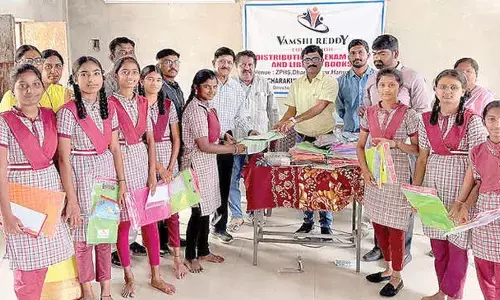 Vamsi Reddy Foundation inspires students to pursue higher goals Vamsi Reddy Foundation inspires students to pursue higher goals
