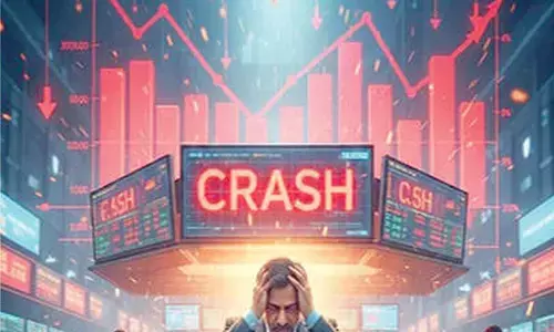 Investors lose Rs.3L cr as Sensex plunges 1,069 points