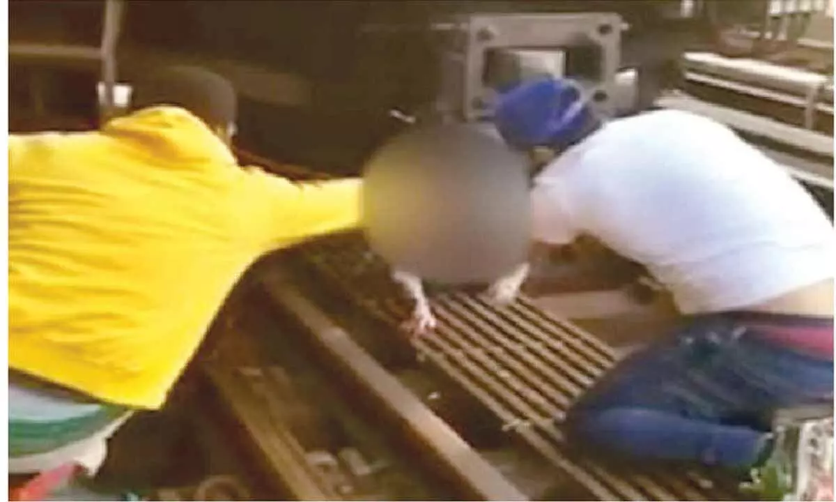 Father, daughter die after jumping before goods train Father, daughter die after jumping before goods train