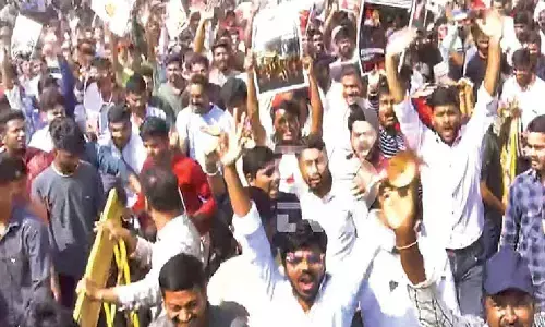 Karnataka CM blames BJP as Dharwad protests intensify Karnataka CM blames BJP as Dharwad protests intensify