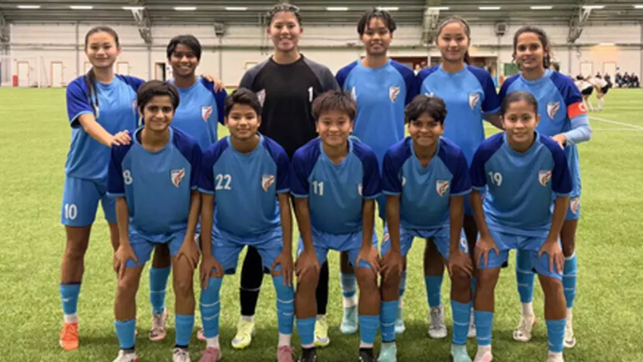 India U20 women football team play out 1-1 draw with Swedish club Enskede IK Dam India U20 women football team play out 1-1 draw with Swedish club Enskede IK Dam