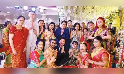 Chirala boy unites in wedlock with Singapore girl