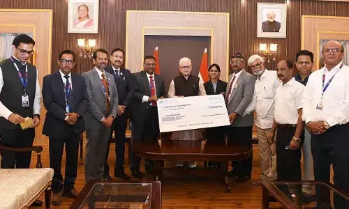 SBI Hyd Circle donates Rs 53 lakh to Armed Forces Flag Day Fund