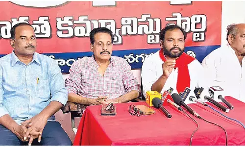 CPI dharnas at drug control offices tomorrow CPI dharnas at drug control offices tomorrow