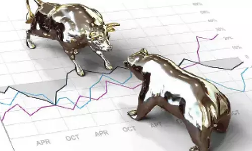 Mkts end flat in volatile trade