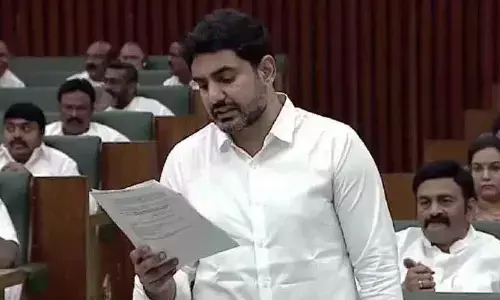 Nara Lokesh briefs on WhatsApp Governance and Handloom Welfare in AP Assembly