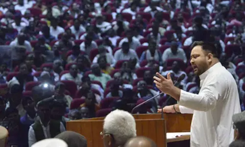 Tejashwi Yadav demands Delhi re-election after court acquits Arvind Kejriwal, Sisodia in excise case Tejashwi Yadav demands Delhi re-election after court acquits Arvind Kejriwal, Sisodia in excise case