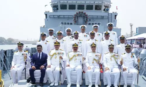 Indian Navy commissions indigenously-designed ‘Dolphin Hunter’ INS Anjadip
