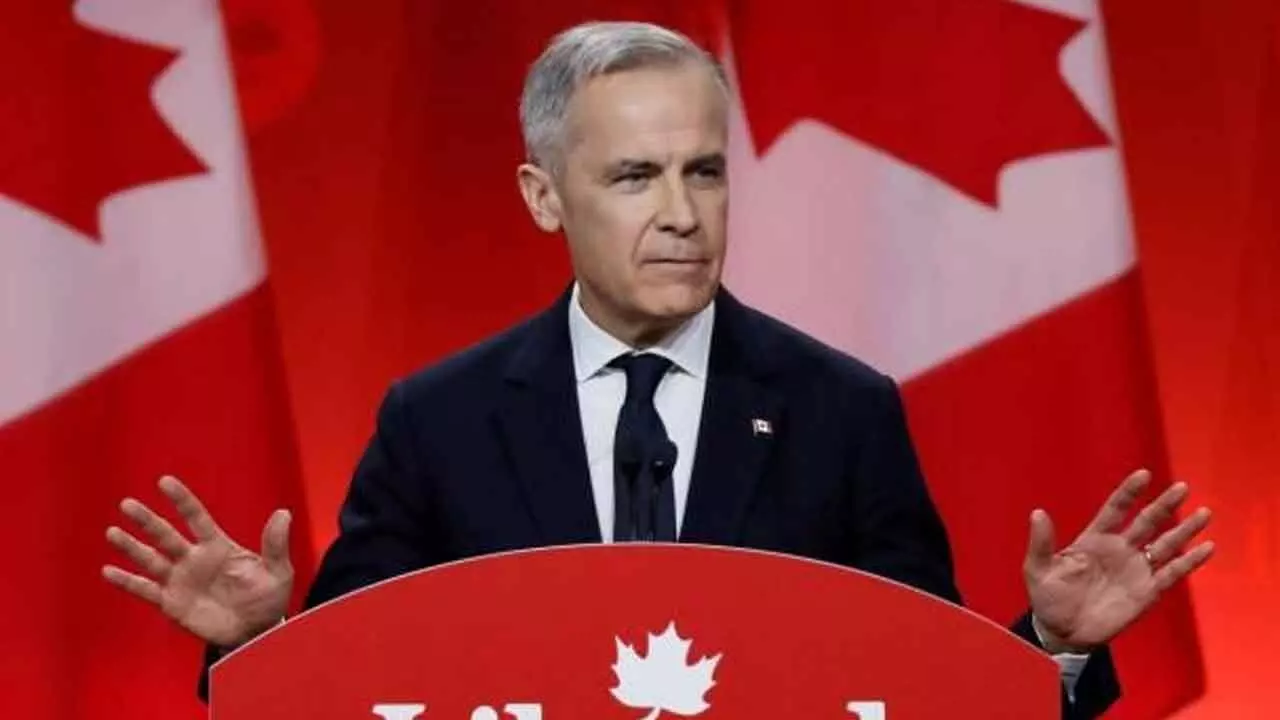 Canadian PM Mark Carney arrives in India Canadian PM Mark Carney arrives in India