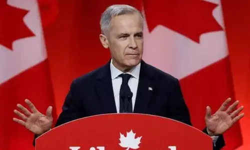 Canadian PM Mark Carney arrives in India