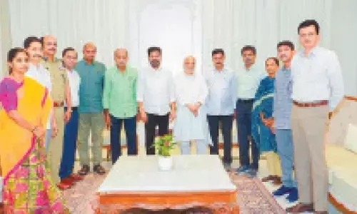Subdued Maoist leaders call on CM Revanth